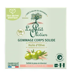 Envase de Exfoliante solido corporal olivo x 100 gr