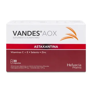 Envase de Vandes aox x 30 capsulas helvecia