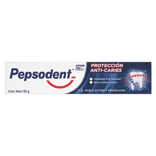 Envase de Pepsodent cre dent x 130 gr