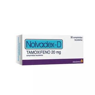 Envase de Nolvadex d 20 mg x 30 comprimidos astra zeneca