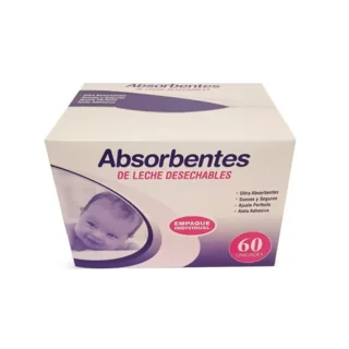 Envase de Absorbente de leche x 60 un tropical