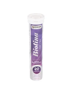 Envase de Biotina tab ef x 20