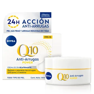 Envase de Nivea face Q10 plus antiarrugas dia FPS 15 x 50ml