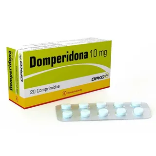 Envase de Domperidona 10 mg x 20 comprimidos