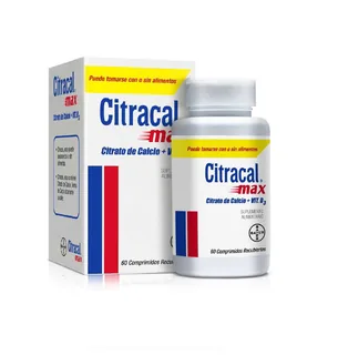 Envase de Citracal max x 60 comprimidos