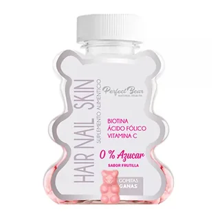 Envase de Hair skin nails x 60 gomitas