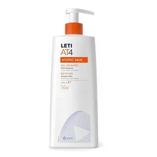 Envase de Leti AT4 gel de bano x 250ml