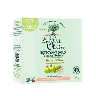 Envase de Limpiador facial solido oliva x 75 gr
