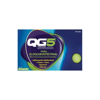 Envase de QG5 x 30 comp via oral