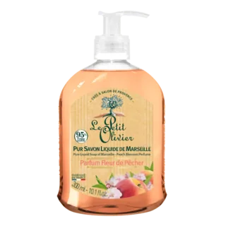 Envase de Jabon liq marsella durazno x 300 ml