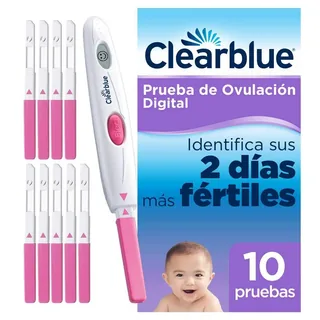 Envase de Clear blue digital test ovulacion (DM) test