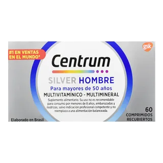 Envase de Centrum silver hombre x 60 comp