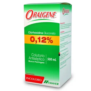 Envase de Oralgene 0.12% colt 500ml