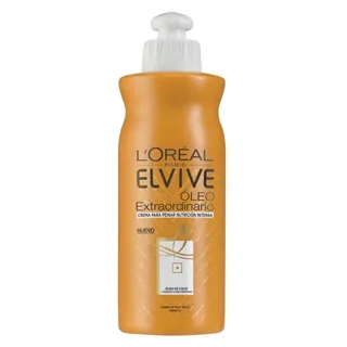 Envase de Elvive oleo extraordinario crema para peinar x 300 ml