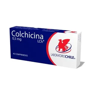 Envase de Colchicina 0,5 mg x 40 comprimidos