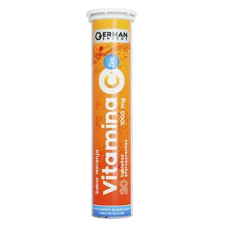 Envase de Vit c + zinc 20 tab efer