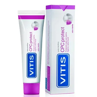 Envase de Pasta Vitis cpc protect sabor menta 100ml
