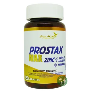 Envase de Prostax max 120 capsulas