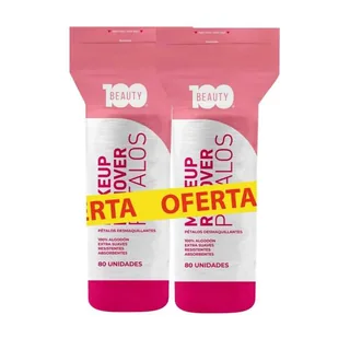 Envase de Pack petalos desmaquillantes 80 unidades x 2 beauty