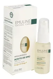 Envase de Emuline emuoil 100% pure omega 6 y omega 9 x 30ml facial & body