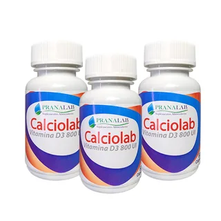 Envase de Calciolab x 60 cap vitamina d 800 UI