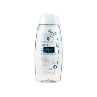 Envase de Agua micelar 3 en 1 x 200 ml skin academy