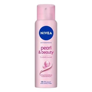Envase de Nivea desodorante spray pearl&beauty x 150 ml aceite de palta