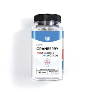 Envase de Cranberry pre y probiotico x 60 capsulas naturalfarm