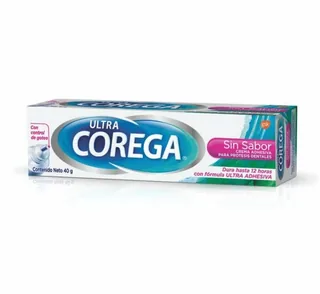 Envase de Corega ultra sin sabor x 40 g