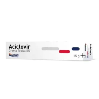 Envase de Aciclovir crema 5% x 15 gramos ascend