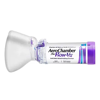 Envase de Aerochamber plus small adult masc morado x 1 aer