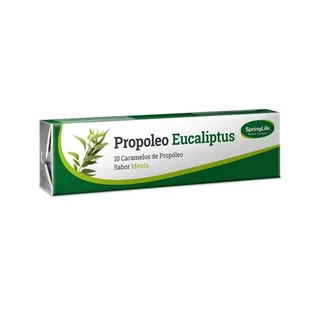 Envase de Propoleo mentol eucaliptus caramelo x 10 supralim