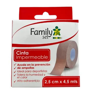Envase de F.set cinta impermiable x 4.5mt