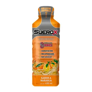 Envase de Suerox naranja x 630 ml bebidas