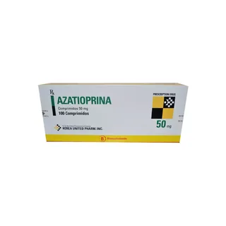 Envase de Azatioprina 50 mg x 100 comprimidos