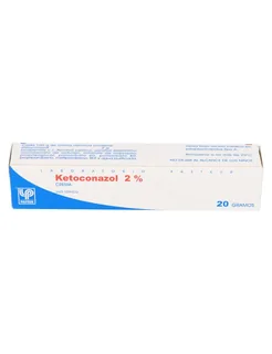 Envase de Ketoconazol crema 2% x 20 g