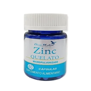 Envase de Zinc quelato x 60 capsulas