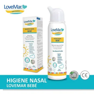 Envase de Solucion agua de mar bebe x 50 ml lovemar