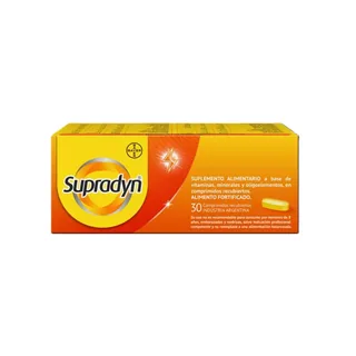Envase de Supradyn food X30 comprimidos recubiertos bayer