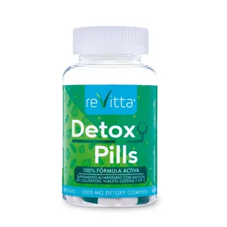 Envase de Detox pills 120 cap