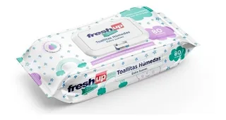Envase de Toallitas humedas c/ tapa x 45 und fresh up