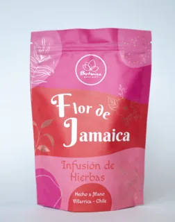 Envase de Flor de jamaica doy pack x 50 gr