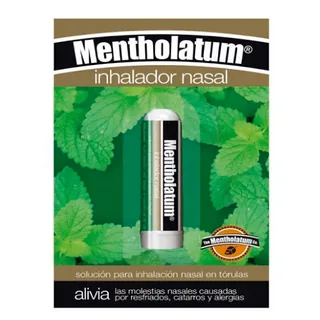 Envase de Inhalador mentholatum