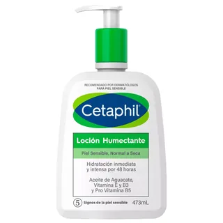 Envase de Cetaphil locion humectante x 473 ml piel normal a seca
