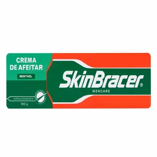 Envase de Skin bracer crema de afeitar menta x 100 ml