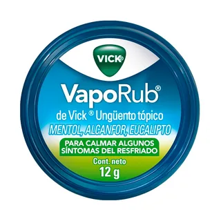 Envase de Vick vaporub 12g lata