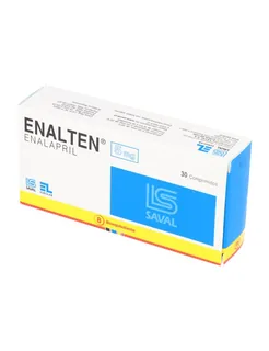 Envase de Enalten 5 mg x 30 comprimidos