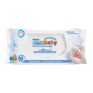 Envase de Emu baby toalla agua 99%