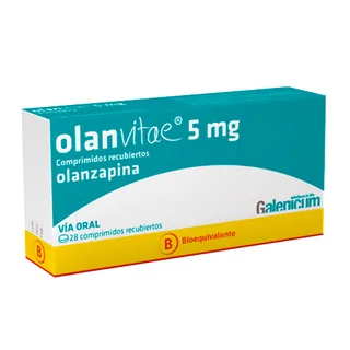 Envase de Olanvitae 5 mg x 28 comprimidos