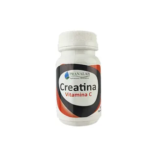 Envase de Creatina + vitamina c x 60 capsulas pranalab